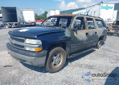 2002 Chevrolet Suburban 1500 Ls из США, поврежденный, VIN 1GNFK16Z82J207479